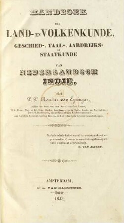 [Boek 1]: [Oorzaken van vestiging, beschrijving van Amboina, of de hoofdgroep der Molukkos]