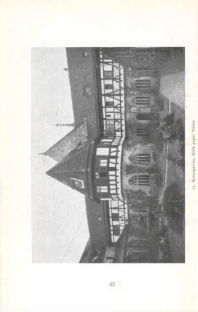 14. Kreuzgarten, Blick gegen Süden
