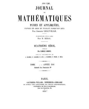 Recherches sur la transformation, par des substitutions rélles, d'une somme de deux ou de trois carrés en elle-même