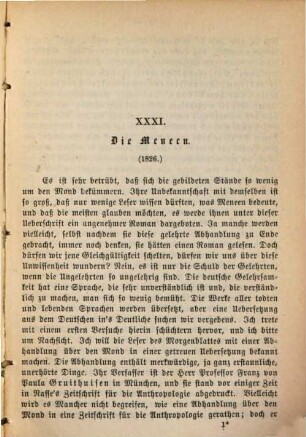 Gesammelte Schriften, 2. Erzählungen. Reisen. Vermischte Aufsätze (Fortsetzung)