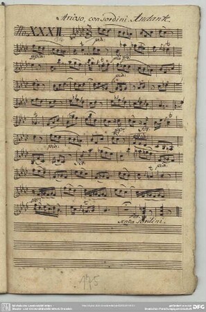 32. Anonymus, Arioso, f-Moll