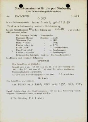 Stadel, Anton