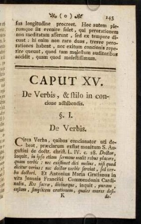 145-149, Caput XV