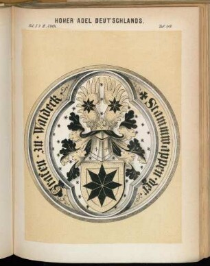 Taf. 119. Stammwappen der Grafen zu Waldeck