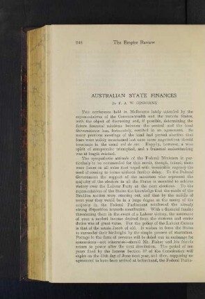 Australian State Finances