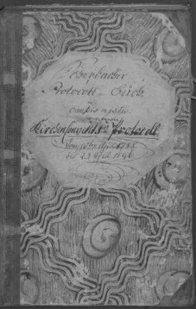 Kirchenkonventsprotokolle Scheppach