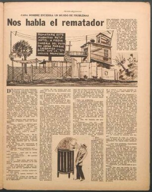 Nos habla el rematador : Cada hombre encierra un mundo de problemas