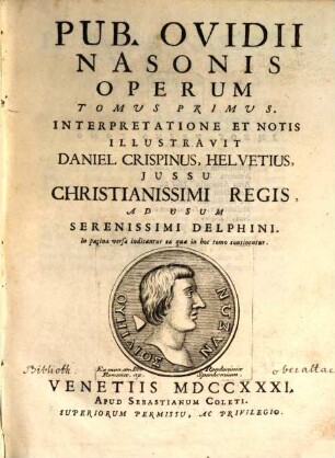 Operum Tomus primus
