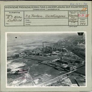 Krefeld-Uerdingen, I.G. Farben, Industrieanlage