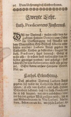 Zweyte Lehr. Luth. Praedicantens Finsternuß.