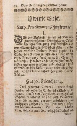 Zweyte Lehr. Luth. Praedicantens Finsternuß.