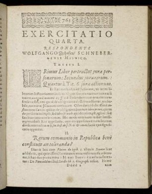 Exercitatio Quarta