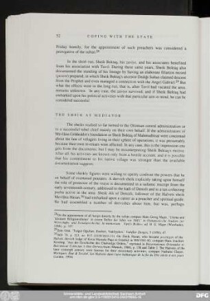 The Sheik As Mediator