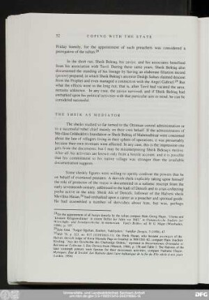 The Sheik As Mediator