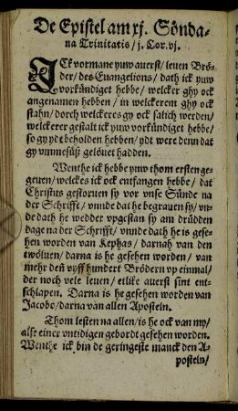 [Episteln und Evangelien.]