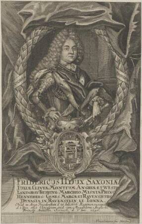 Bildnis des Friedericus II. Dux Saxoniae
