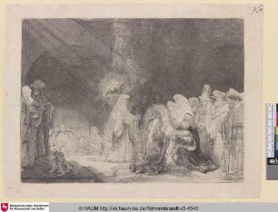 [Darbringung im Tempel; The Presentation in the Temple. Oblong Print; Présentation au temple]