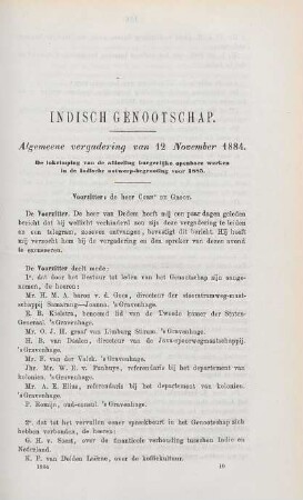 Algemeene vergadering van 12 November 1884