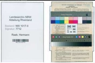 Entnazifizierung Hermann Raab , geb. 21.01.1886 ()
