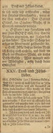XXV. Trost- und Jesus-Lieder.