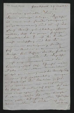 Brief an Albertine Mendelssohn-Bartholdy : 27.09.1853