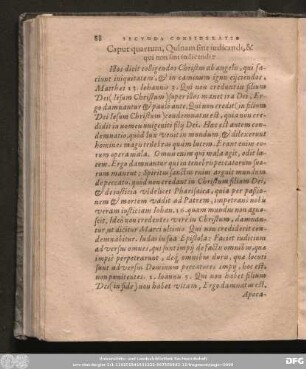 Caput quartum, Quinam sint iudicandi, & qui non sint indicandi.