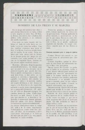 Términos empleados para el juego de ajedrez