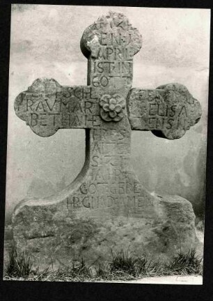bei Neustadt. Grabkreuz, 1721?