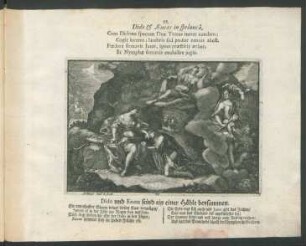 22. Dido & Aeneas in spelunca. - Dido und Eneas seind ein einer Höhle beysammen.