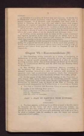 Chapter VI.--Recommendations (II)