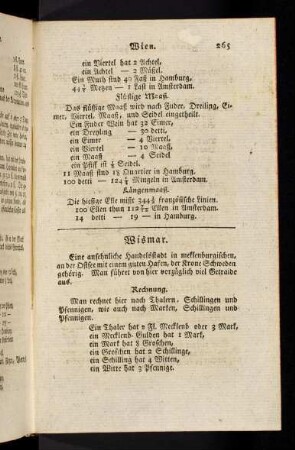 265-272, Wismar - Zurzach