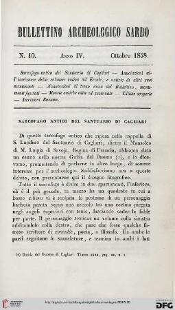 4: Sarcofago antico del Santuario di Cagliari