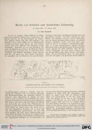 3: Moritz von Schwind zum hundertsten Geburtstag : 21. Januar 1804-21. Januar 1904