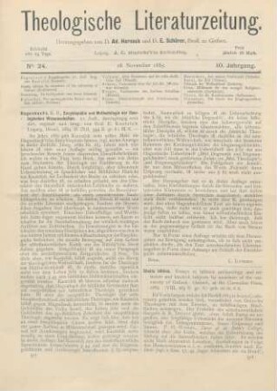 577-578 [Rezension] Hagenbach, K. R., Hagenbach‘s Encyklopädie und Methodologie der theologischen Wissenschaften. 11. Aufl., durchgängig revidirt ergänzt und hrsg. von E. Kautzsch