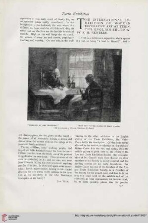 17.1902 =Nr. 68: The international exhibition of modern decorative art at Turin, [5] : the English section