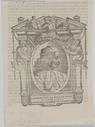 Bildnis des Benedetto da Maiano