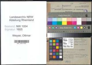 Entnazifizierung Ottmar Weyse , geb. 04.05.1887 (Polizeibeamter)