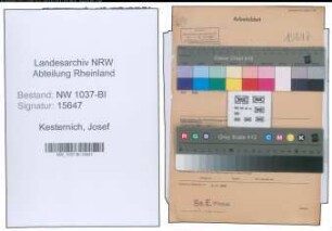 Entnazifizierung Josef Kesternich , geb. 19.12.1902 (Techn.Angestellter)