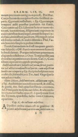 Cap. 6, de rectione adiectivi.