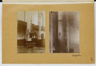 Kloster St. Blasius, Northeim: Innenansichten (aus: Skizzen- und Fotoalbum 22)