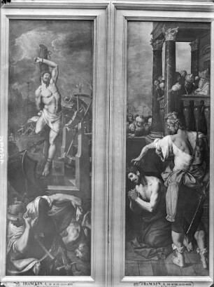 Altar mit Martyrium und Enthauptung des heiligen Georg — Martyrium des heiligen Georg