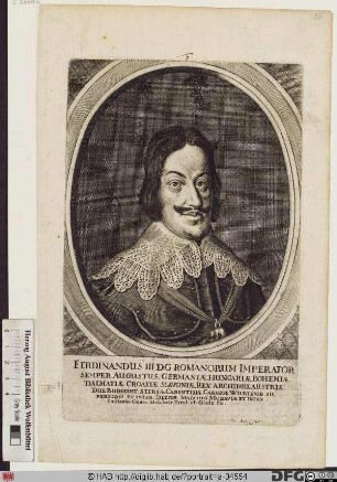 Bildnis Ferdinand III., römisch-deutscher Kaiser (reg. 1637-57)