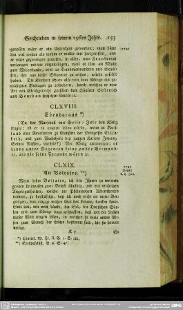 [Geschrieben in seinem 30sten Jahre]