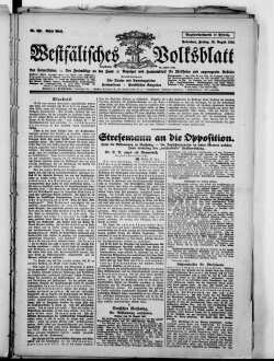 Westfälisches Volksblatt : amtliches Mitteilungsblatt der NSDAP und der Behörden der Kreise Paderborn, Büren, Warburg