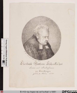 Bildnis Christoph Matthäus Scheuffelhut