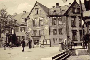 Weinbergstraße 1. Detmold. Weinbergstraße, heute Paulinenstraße. Aus der Akte D 106 Detmold A Nr. 1694