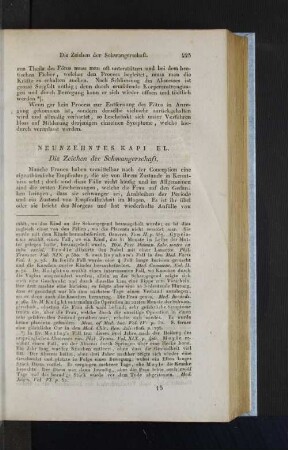 Neunzehntes Kapitel. Die Zeichen der Schwangerschaft.