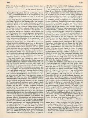 348-349 [Rezension] Hegel, Georg Wilhelm Friedrich, Sämtliche Werke ; 2.Phänomenologie des Geistes