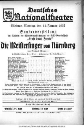 Die Meistersinger von Nürnberg