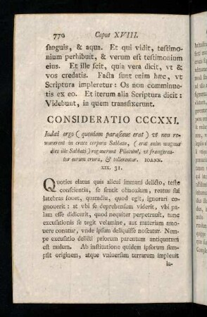 770-780, Consideratio CCCXXI - CCCXXIV
